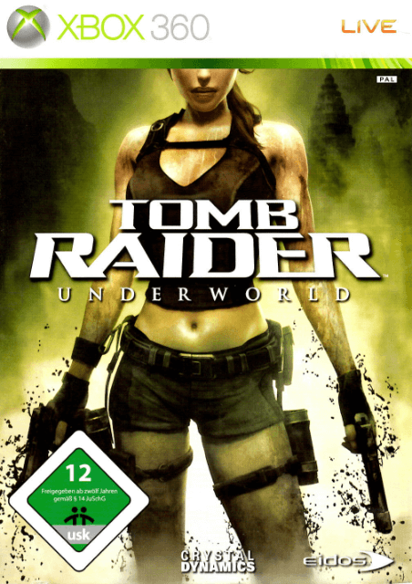 Xbox 360 Tomb Raider: Underworld cover