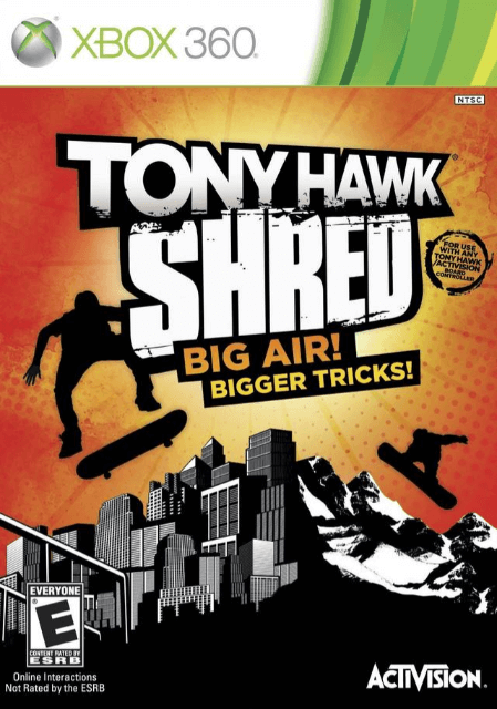 Xbox 360 Tony Hawk: Shred обложки
