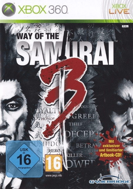 Xbox 360 Way of the Samurai 3 kaas