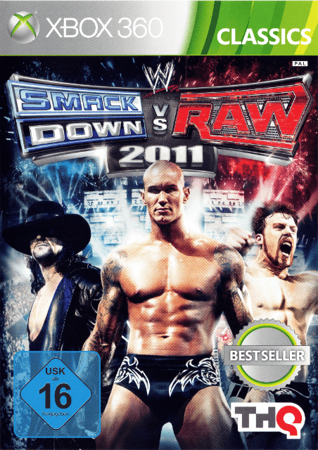 Xbox 360 WWE SmackDown vs. Raw 2011 cover