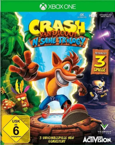 Xbox One Crash Bandicoot N. Sane Trilogy kaas