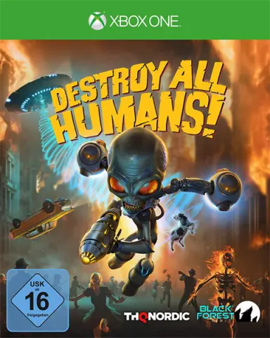 Xbox One Destroy All Humans! обложки