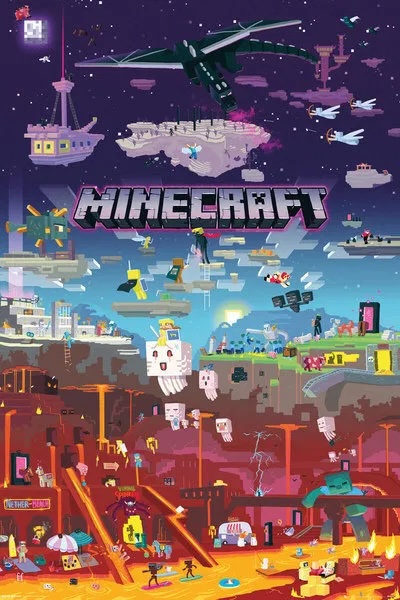 Minecraft - World Beyond Poster (91,5 x 61cm) kaas