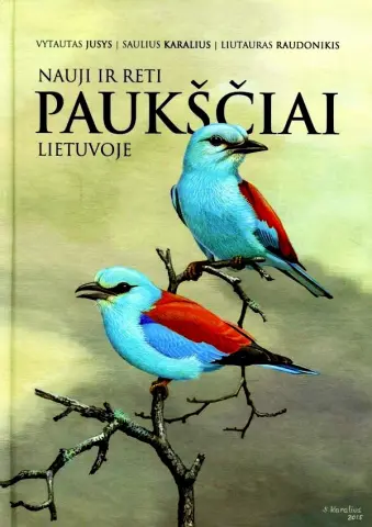 Nauji ir reti paukščiai Lietuvoje Art Book cover