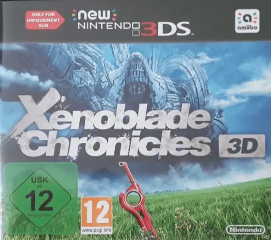 New 3DS Xenoblade Chronicles 3D cover