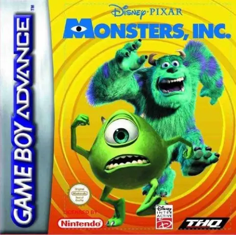 GBA Disney/Pixar Monsters, Inc. cover