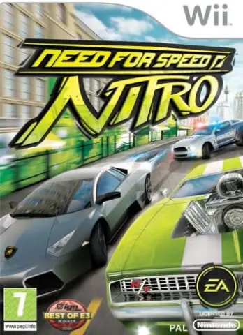 Wii Need for Speed: Nitro kaas