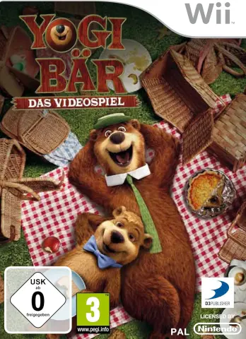 Wii Yogi Bear kaas