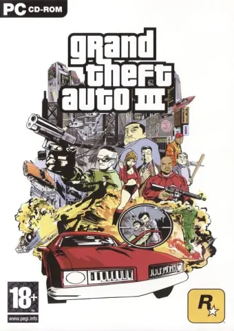 PC Grand Theft Auto III обложки