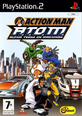 PS2 Action Man A.T.O.M.: Alpha Teens on Machines cover