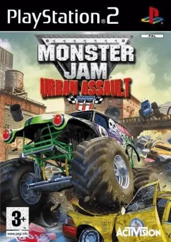 PS2 Monster Jam: Urban Assault обложки