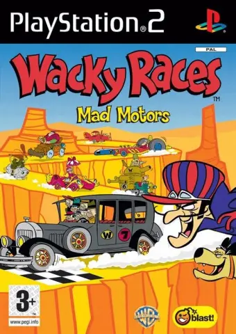 PS2 Wacky Races: Mad Motors обложки