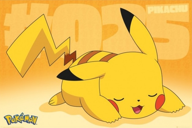 Pokemon - Pikachu Asleep Poster (61 x 91,5cm) kaas