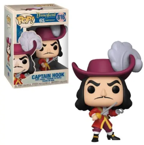 POP! Disneyland 65th Anniversary - Captain Hook Vinyl Bobble-Head #816 kaas