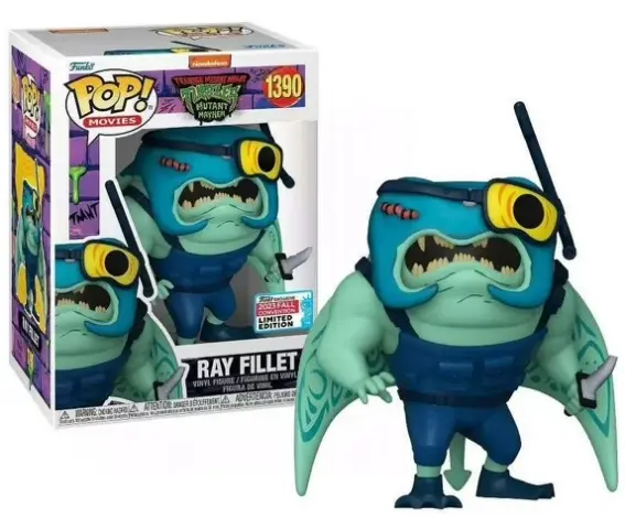 POP! Movies: Teenage Mutant Ninja Turtles - Ray Fillet Vinyl Bobble-Head #1390 kaas