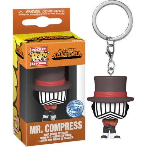 POP! Pocket Keychain: My Hero Academia - Mr. Compress Bobble-Head kaas