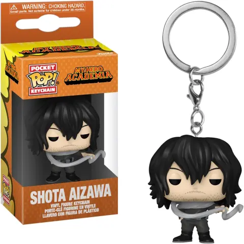 POP! Pocket Keychain: My Hero Academia - Shota Aizawa Bobble-Head kaas