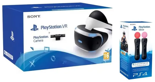 PS VR V2 + Camera + Move Motion Controllers обложки