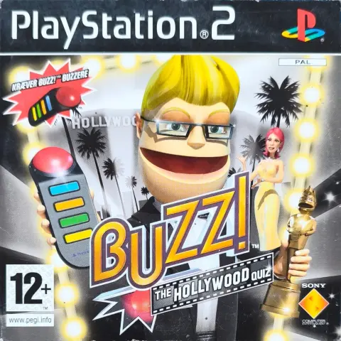 PS2 Buzz! The Hollywood Quiz kaas