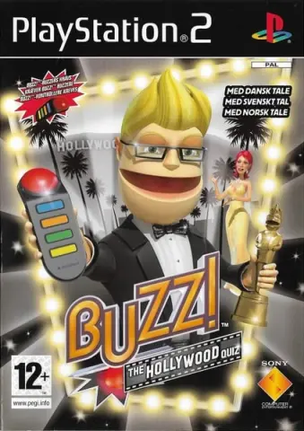 PS2 Buzz! The Hollywood Quiz kaas