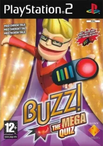 PS2 Buzz! The Mega Quiz kaas
