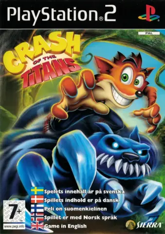 PS2 Crash of the Titans kaas