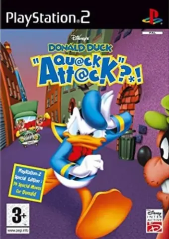 PS2 Disney's Donald Duck: Quack Attack обложки