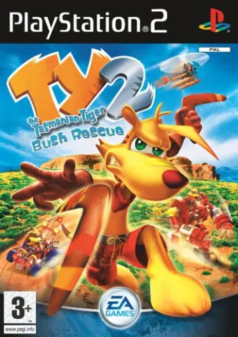 PS2 Ty the Tasmanian Tiger 2: Bush Rescue kaas