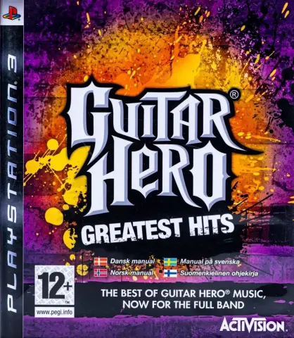 PS3 Guitar Hero: Greatest Hits kaas