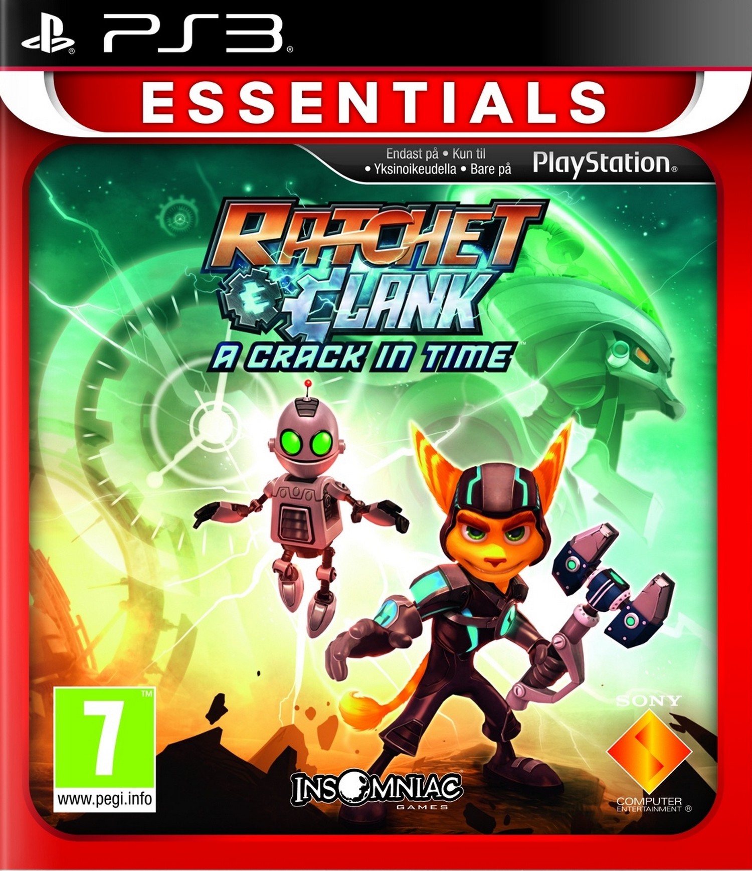 PS3 Ratchet And Clank: A Crack In Time cover