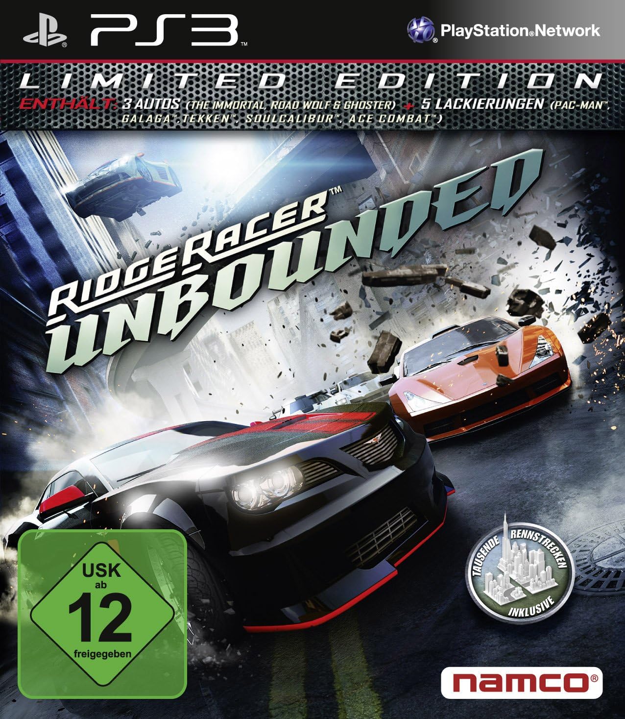 PS3 Ridge Racer: Unbounded Limited Edition cover