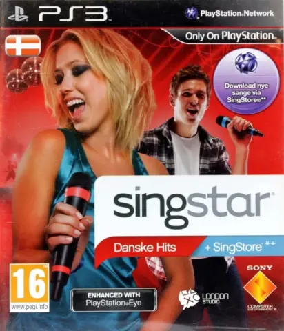 PS3 SingStar: Danske Hits +Singstore kaas