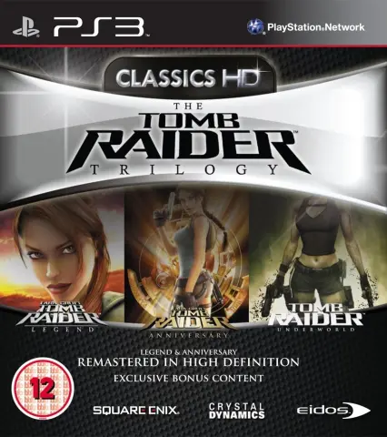 PS3 The Tomb Raider Trilogy: Legend, Anniversary and Underworld 5021290046580 обложки