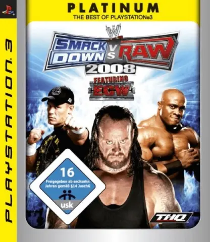 PS3 WWE SmackDown vs. Raw 2008 kaas