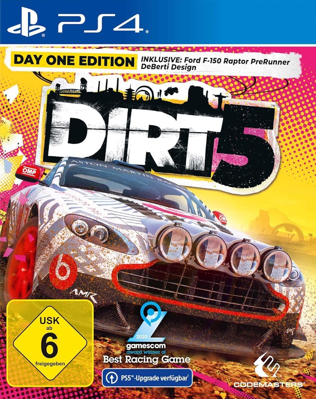 PS4 DiRT 5 Day One Edition cover