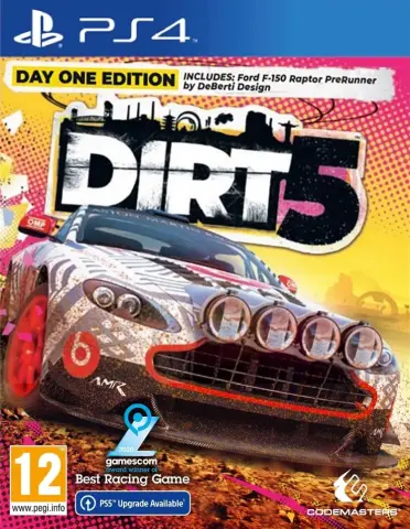 PS4 DiRT 5 Day One Edition cover