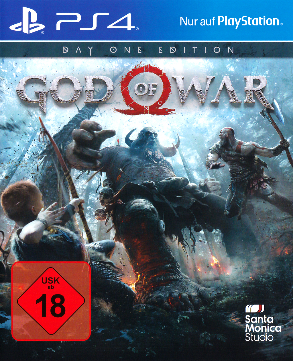 PS4 God of War Day One Edition cover