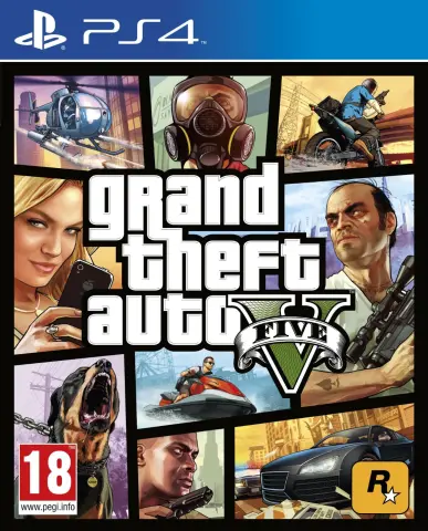 PS4 Grand Theft Auto V (GTA 5) обложки