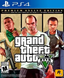 PS4 Grand Theft Auto V Premium Online Edition (GTA 5)