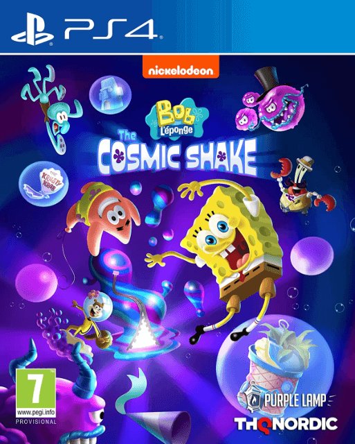 PS4 SpongeBob SquarePants: The Cosmic Shake cover