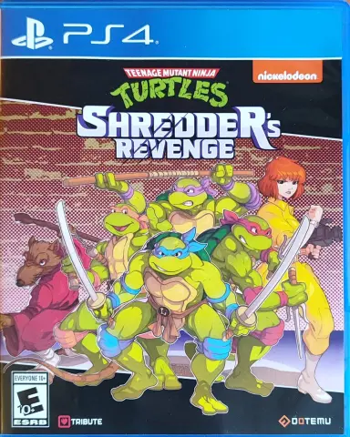 Ps4 Teenage Mutant Ninja Turtles: Sredders Revenge: Limited Run kaas
