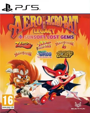 PS5 Aero The Acro-Bat Legacy + Sunsoft Lost Gems kaas