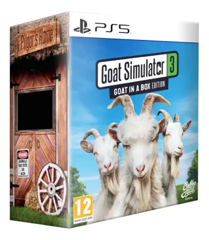 PS5 Goat Simulator 3 Goat In A Box Edition обложки