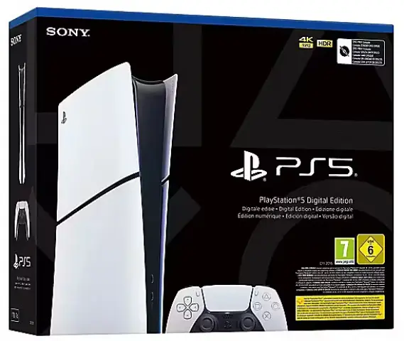 PS5 PlayStation 5 Slim Digital Edition - White, 825 GB SSD kaas