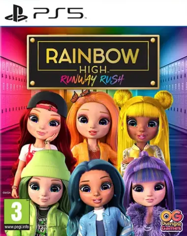 PS5 Rainbow High: Runway Rush обложки