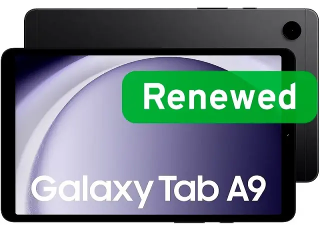 Samsung Galaxy Tab A9 - Graphite, TFT Display, 64 GB, Android - Renewed cover