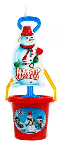 Snowman Making Kit Red kaas