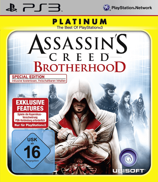 PS3 Assassin's Creed: Brotherhood Platinum kaas