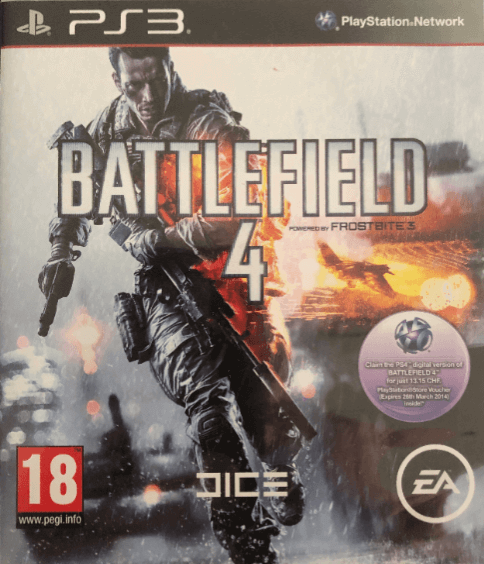 PS3 Battlefield 4 cover