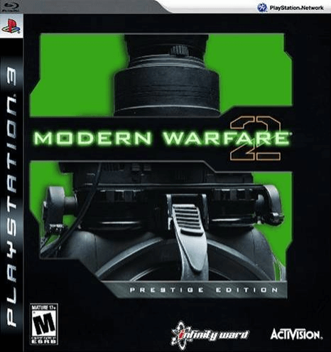 PS3 Call of Duty: Modern Warfare 2 Prestige Edition обложки